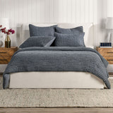 Colmar Marina Blue Quilt Collection by Classic Home at Eve Furniture