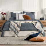 Colmar Marina Blue Quilt Collection by Classic Home at Eve Furniture