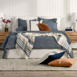 Colmar Marina Blue Quilt Collection by Classic Home at Eve Furniture
