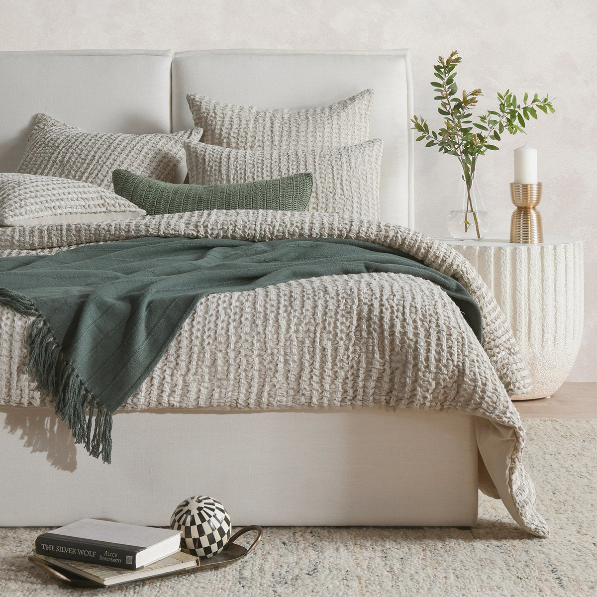 Colmar Natural Quilt Collection by Classic Home at Eve Furniture