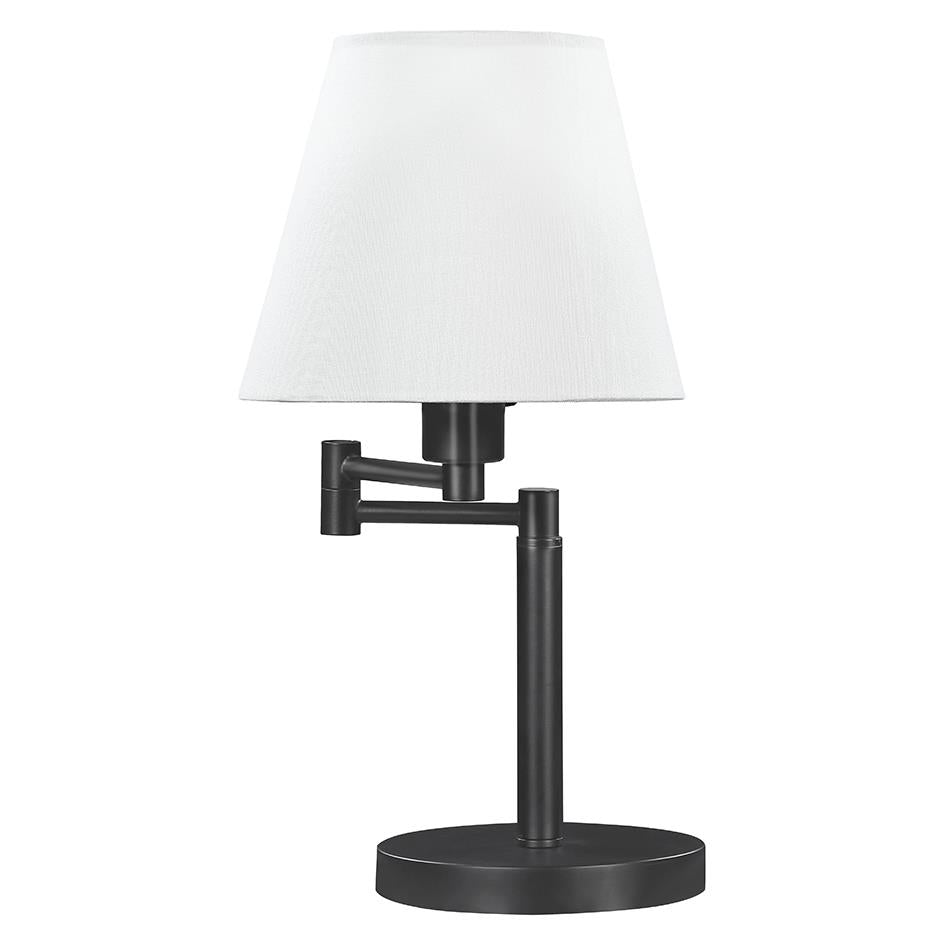 Colombe Rotatable Frame Table Lamp Off White/Matte Black