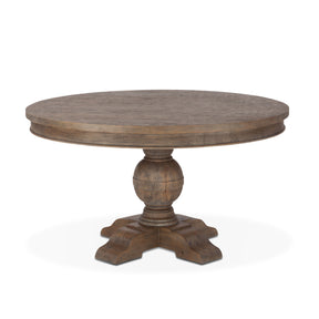 Colonial Plantation 48" Round Dining Table in Weathered Teak by Home Trends & Design at Eve Furniture
