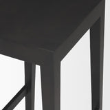 Colony Black-Brown Solid Wood Counter Stool by Mercana at Eve Furniture