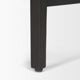 Colony Black-Brown Solid Wood Counter Stool by Mercana at Eve Furniture