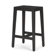 Colony Black-Brown Solid Wood Counter Stool by Mercana at Eve Furniture
