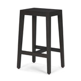 Colony Black-Brown Solid Wood Counter Stool by Mercana at Eve Furniture