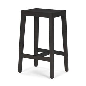 Colony Black-Brown Solid Wood Counter Stool by Mercana at Eve Furniture