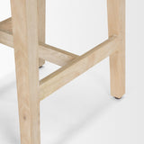 Colony Light Brown Solid Wood Counter Stool by Mercana at Eve Furniture