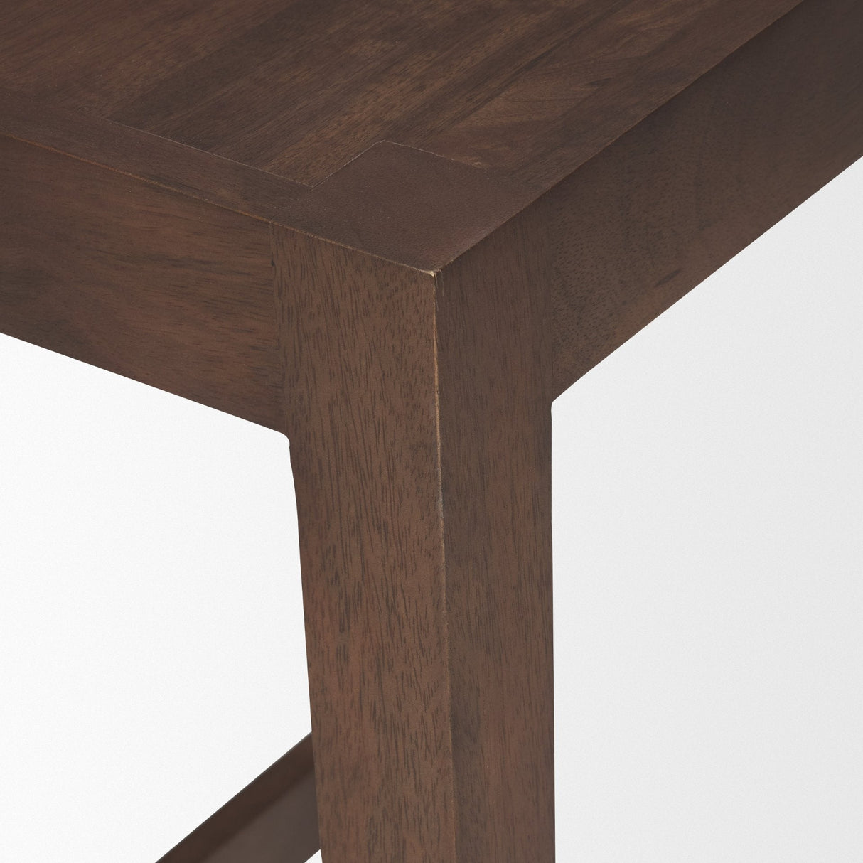 Colony Medium-Dark Brown Solid Wood Counter Stool by Mercana at Eve Furniture