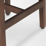 Colony Medium-Dark Brown Solid Wood Counter Stool by Mercana at Eve Furniture