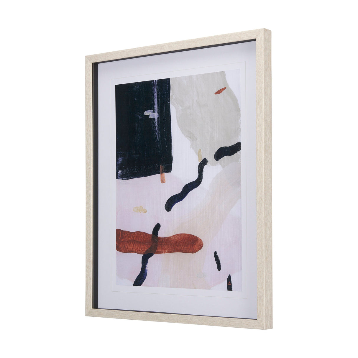 Color Blocks I by Mercana Studio a Hand Embellished Textured Framed Art Print Matted under Glass by Mercana at Eve Furniture
