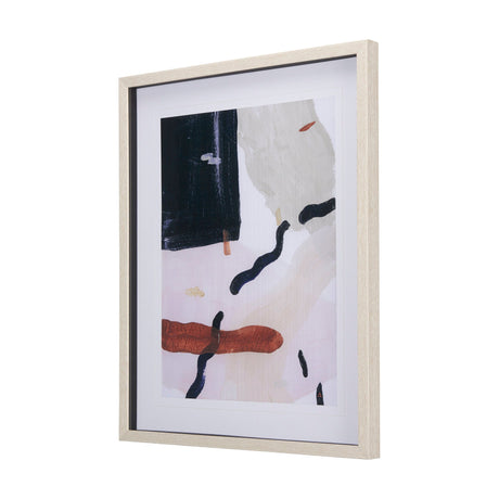 Color Blocks I by Mercana Studio a Hand Embellished Textured Framed Art Print Matted under Glass by Mercana at Eve Furniture