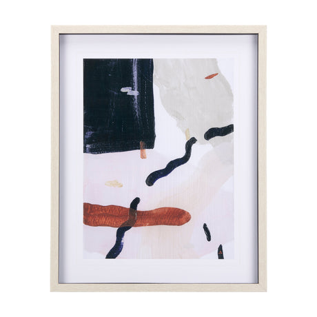 Color Blocks I by Mercana Studio a Hand Embellished Textured Framed Art Print Matted under Glass by Mercana at Eve Furniture