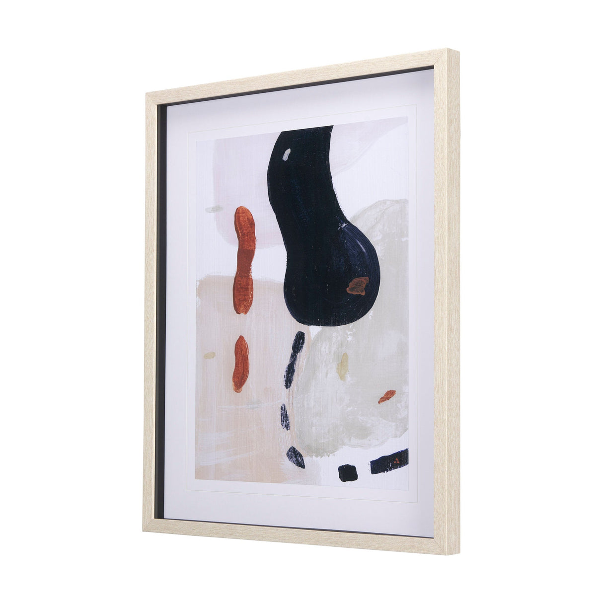Color Blocks II by Mercana Studio a Hand Embellished Textured Framed Art Print Matted under Glass by Mercana at Eve Furniture