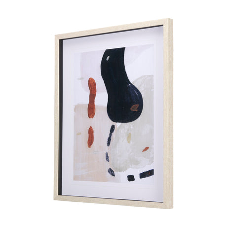 Color Blocks II by Mercana Studio a Hand Embellished Textured Framed Art Print Matted under Glass by Mercana at Eve Furniture
