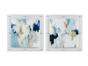 Color Waves 1 Blue/Green Wall Art by Crestview at Eve Furniture