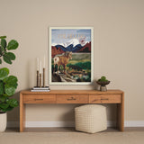 Colorado Go USA (L) by Mercana Studio a Hand Embellished Decograph Framed Art Print by Mercana at Eve Furniture