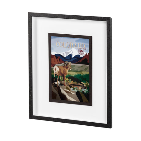 Colorado Go USA (M) by Mercana Studio a Framed Art Print Matted under Glass by Mercana at Eve Furniture