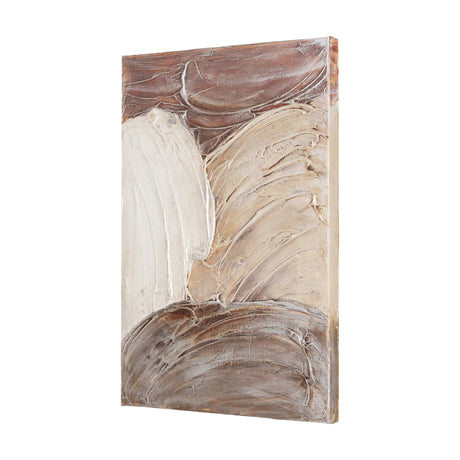 Colored Shells II by Studio M a handmade Original Framed Canvas 3D Textured Artwork by Mercana at Eve Furniture