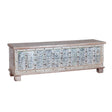 Colorful Wooden Bench with Storage by Home Trends & Design at Eve Furniture