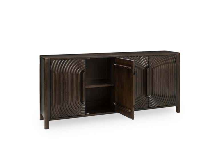 Colson Coffee Brown Cabinet by Classic Home at Eve Furniture