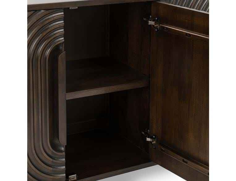 Colson Coffee Brown Cabinet by Classic Home at Eve Furniture