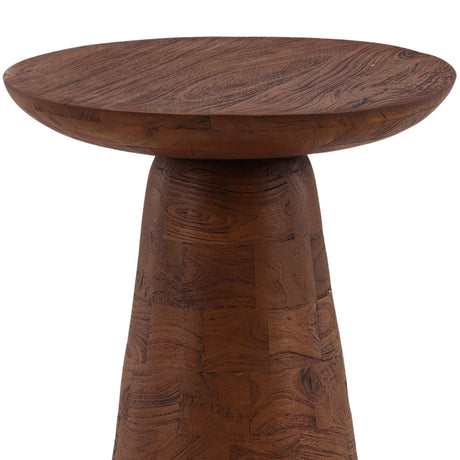 Colson Side Table, Brown by Dovetail at Eve Furniture