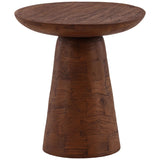 Colson Side Table, Brown by Dovetail at Eve Furniture
