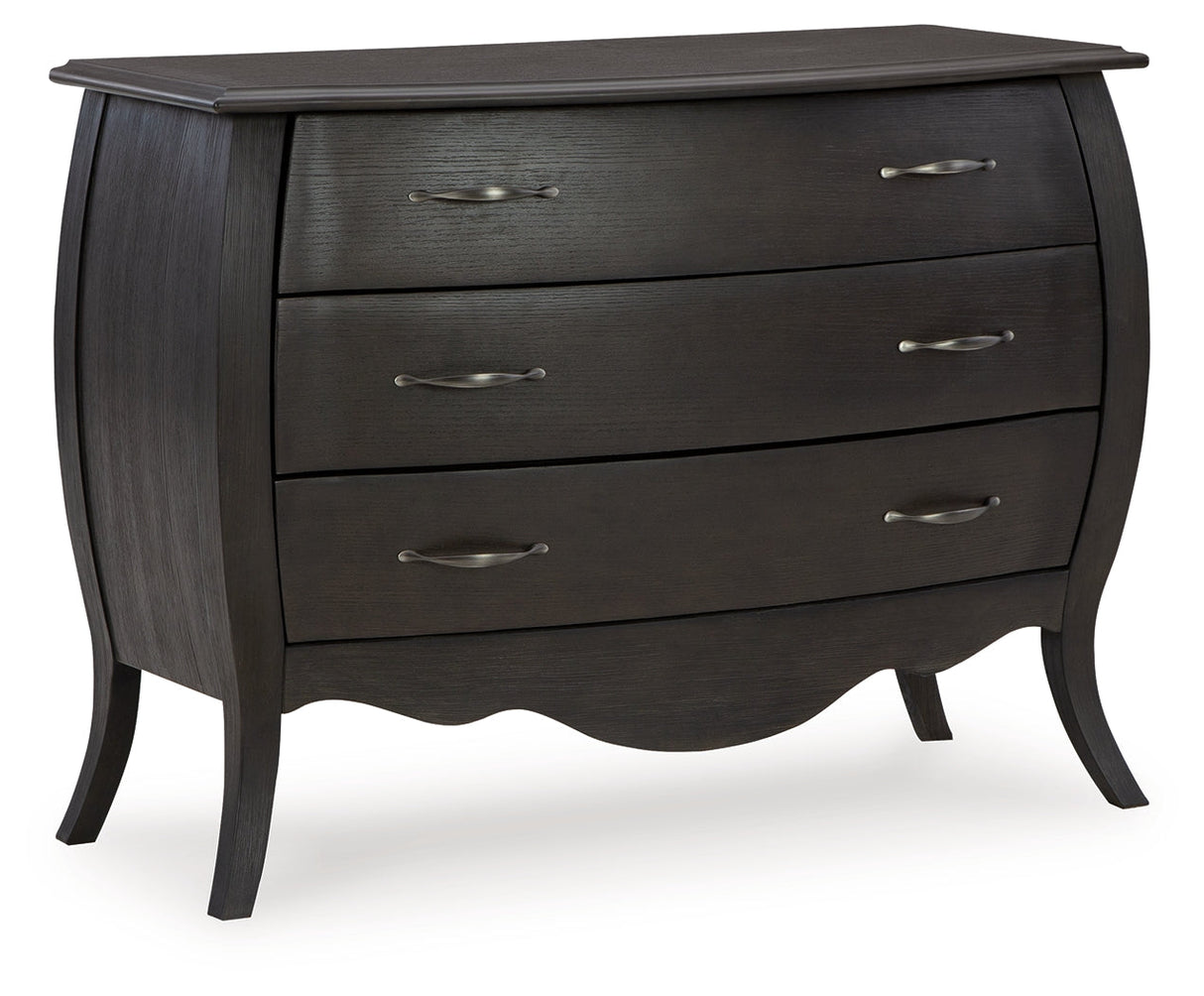 Coltner Black Accent Cabinet