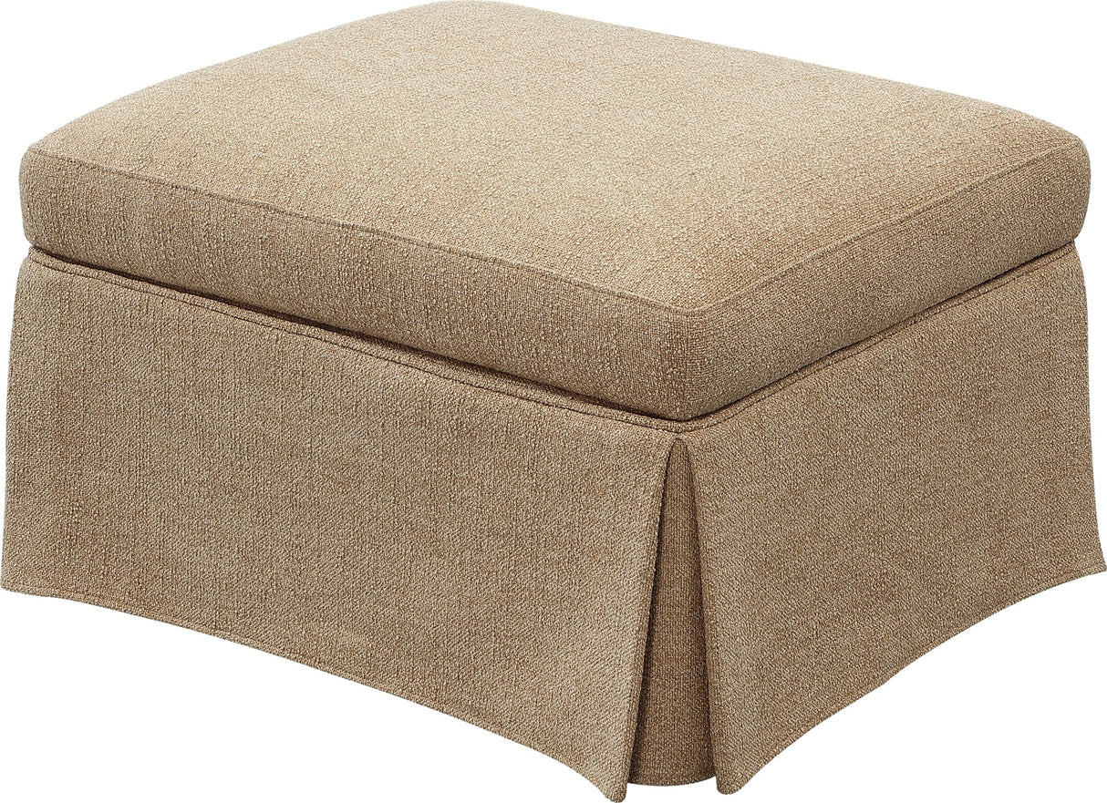 Colton Sourdough Upholstered Storage Ottoman by Modus Furniture at Eve Furniture