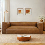 Colton Tan Leather Sofa by Ashcroft Furniture at Eve Furniture