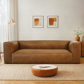 Colton Tan Leather Sofa by Ashcroft Furniture at Eve Furniture