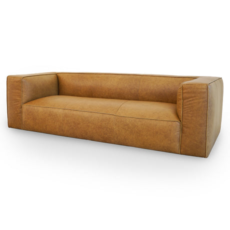 Colton Tan Leather Sofa by Ashcroft Imports at Eve Furniture