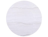 Colvin 3-Piece White Marble Top Table Set, Toffee Finish by Steve Silver at Eve Furniture