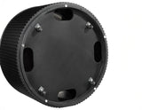 Colvin 36″ Round Castered Coffee Table, Black Finish by Steve Silver at Eve Furniture