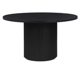 Colvin 52″ Round Dining Table, Black finish by Steve Silver at Eve Furniture
