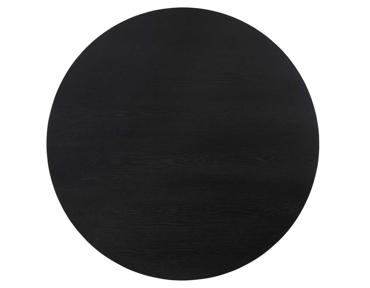 Colvin 52″ Round Dining Table, Black finish by Steve Silver at Eve Furniture