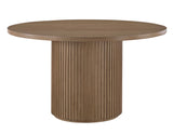 Colvin 52″ Round Dining Table, Toffee finish