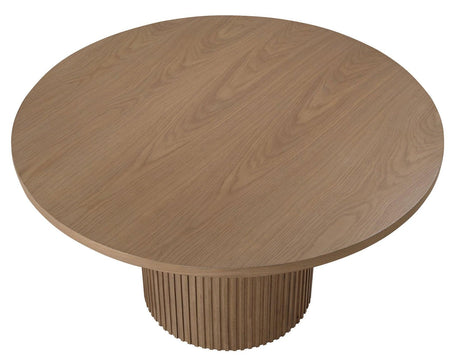 Colvin 52″ Round Dining Table, Toffee finish by Steve Silver at Eve Furniture