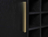 Colvin Black Finish Reeded Bar by Steve Silver at Eve Furniture