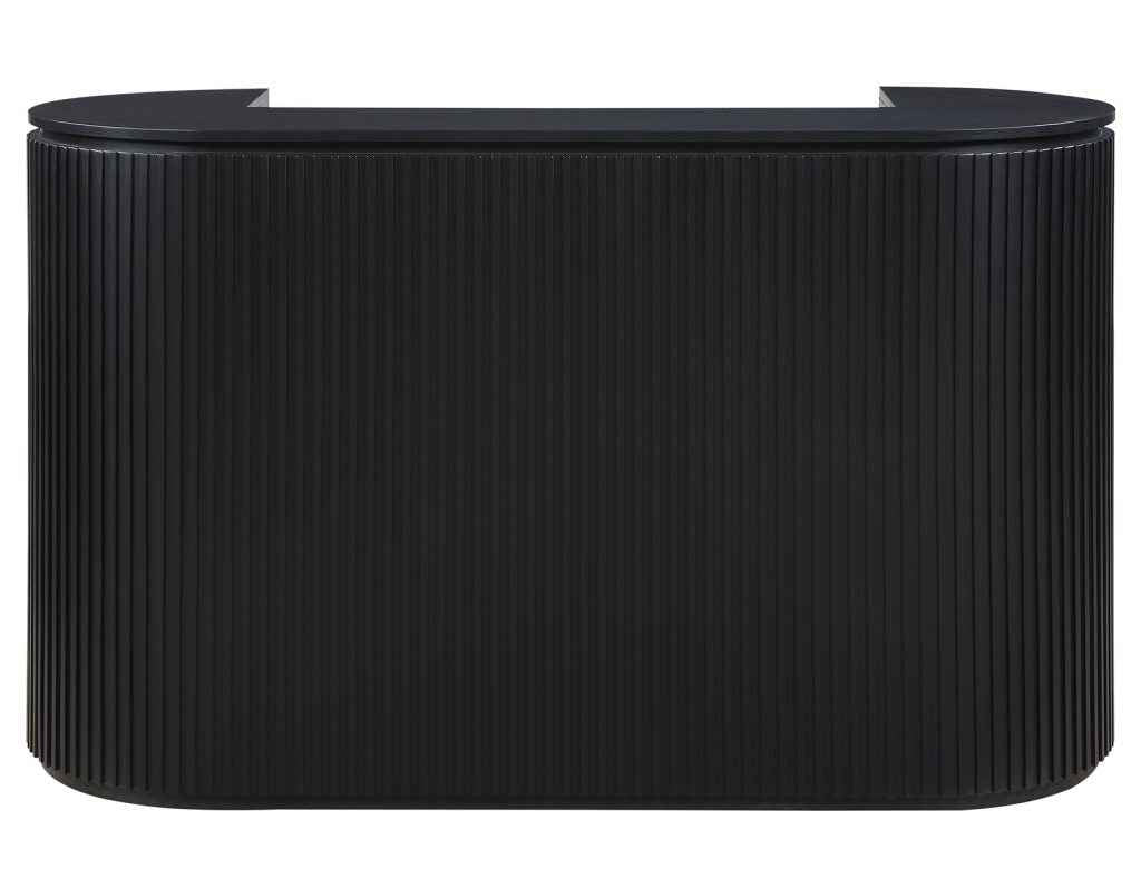 Colvin Black Finish Reeded Bar by Steve Silver at Eve Furniture