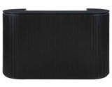 Colvin Black Finish Reeded Bar by Steve Silver at Eve Furniture