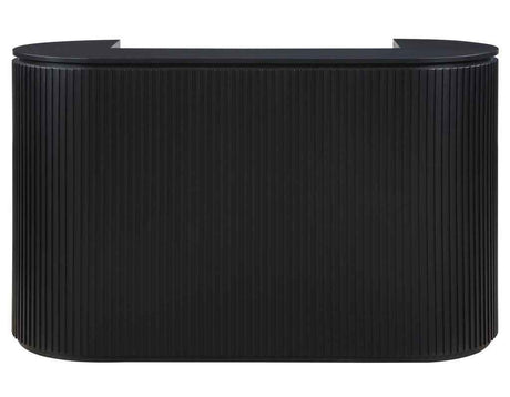 Colvin Black Finish Reeded Bar by Steve Silver at Eve Furniture