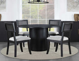 Colvin Black Round Dining Room Set by Steve Silver at Eve Furniture