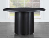 Colvin Black Round Dining Room Set by Steve Silver at Eve Furniture