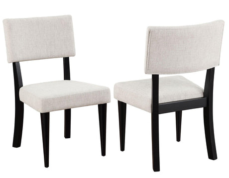 Colvin Black Side Chair by Steve Silver at Eve Furniture