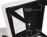 Colvin Black Side Chair by Steve Silver at Eve Furniture