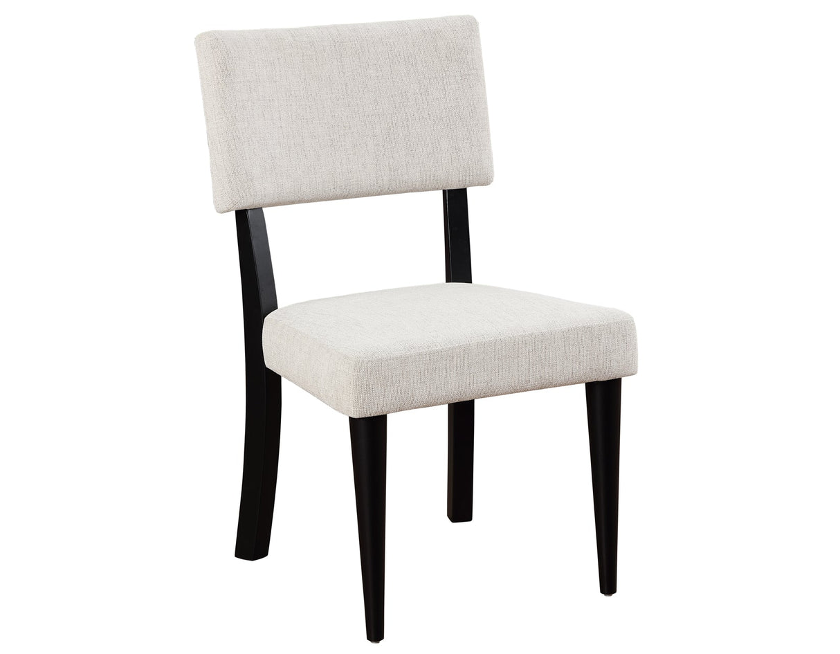 Colvin Black/White Round Marble Top Dining Room Set by Steve Silver at Eve Furniture