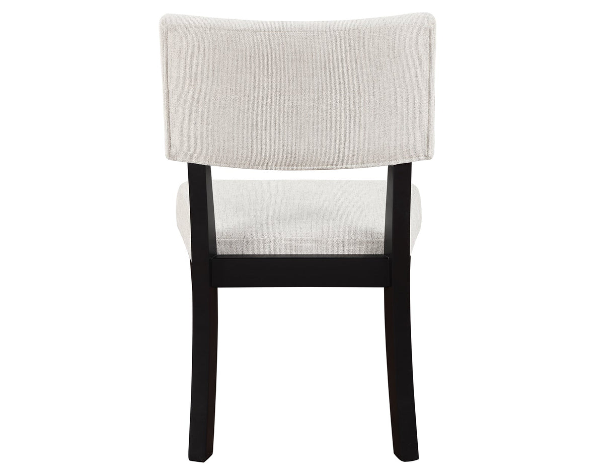 Colvin Black/White Round Marble Top Dining Room Set by Steve Silver at Eve Furniture