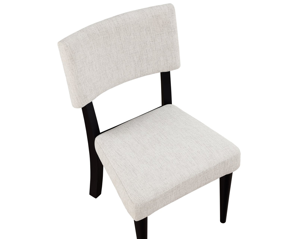 Colvin Black/White Round Marble Top Dining Room Set by Steve Silver at Eve Furniture